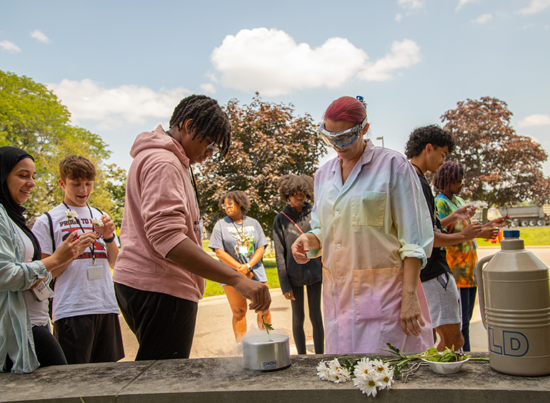 kids and science camp